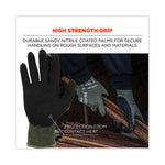 ProFlex 7042 ANSI A4 Nitrile-Coated CR Gloves, Green, Medium, Pair, Ships in 1-3 Business Days