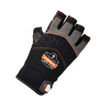 ProFlex 900 Half-Finger Impact Gloves, Black, Large, Pair, Ships in 1-3 Business Days