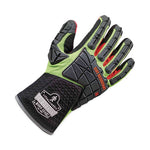 ProFlex 925CR6 Performance Dorsal Impact-Reducing Cut Resistance Gloves, Black/Lime, 2XL, Pair, Ships in 1-3 Business Days