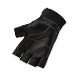 ProFlex 901 Half-Finger Leather Impact Gloves, Black, Small, Pair, Ships in 1-3 Business Days