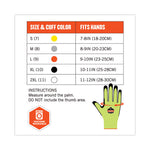 ProFlex 7041 ANSI A4 Nitrile-Coated CR Gloves, Lime, Large, Pair , Ships in 1-3 Business Days