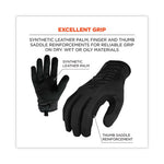 ProFlex 812BLK High-Dexterity Black Tactical Gloves, Black, 2X-Large, Pair, Ships in 1-3 Business Days