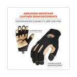 ProFlex 710LTR Heavy-Duty Leather-Reinforced Gloves, Black, 2X-Large, Pair, Ships in 1-3 Business Days