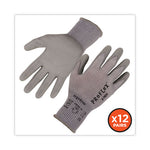 ProFlex 7024 ANSI A2 PU Coated CR Gloves, Gray, Small, 12 Pairs/Pack, Ships in 1-3 Business Days