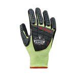 ProFlex 7141 ANSI A4 DIR Nitrile-Coated CR Gloves, Lime, Medium, Pair, Ships in 1-3 Business Days