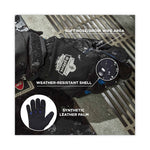 ProFlex 814 Thermal Utility Gloves, Black, 2X-Large, Pair, Ships in 1-3 Business Days