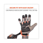 ProFlex 710 Heavy-Duty Mechanics Gloves, Gray, Small, Pair, Ships in 1-3 Business Days