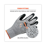 ProFlex 7031 ANSI A3 Nitrile-Coated CR Gloves, Gray, Large, Pair, Ships in 1-3 Business Days