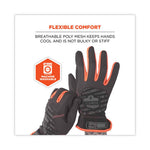 ProFlex 815 QuickCuff Mechanics Gloves, Black, 2X-Large, Pair, Ships in 1-3 Business Days