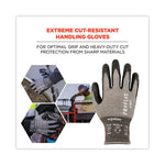 ProFlex 7072 ANSI A7 Nitrile-Coated CR Gloves, Gray, Small, Pair, Ships in 1-3 Business Days