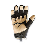 ProFlex 710LTR Heavy-Duty Leather-Reinforced Gloves, Black, 2X-Large, Pair, Ships in 1-3 Business Days