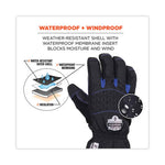 ProFlex 819WP Extreme Thermal WP Gloves, Black, Medium, Pair, Ships in 1-3 Business Days