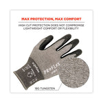 ProFlex 7072 ANSI A7 Nitrile-Coated CR Gloves, Gray, Medium, Pair, Ships in 1-3 Business Days