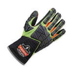 ProFlex 925F(x) Standard Dorsal Impact-Reducing Gloves, Black/Lime, X-Large, Pair, Ships in 1-3 Business Days