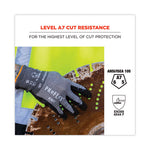 ProFlex 7072 ANSI A7 Nitrile-Coated CR Gloves, Gray, Medium, Pair, Ships in 1-3 Business Days