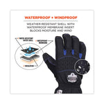 ProFlex 819WP Extreme Thermal WP Gloves, Black, X-Large, Pair, Ships in 1-3 Business Days