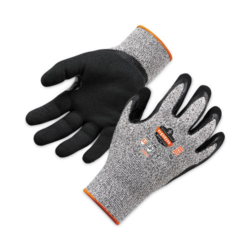 ProFlex 7031 ANSI A3 Nitrile-Coated CR Gloves, Gray, Large, Pair, Ships in 1-3 Business Days