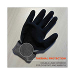 ProFlex 7501 Coated Waterproof Winter Gloves, Gray, Large, Pair, Ships in 1-3 Business Days