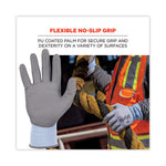 ProFlex 7025 ANSI A2 PU Coated CR Gloves, Blue, Medium, Pair, Ships in 1-3 Business Days