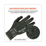 ProFlex 7070 ANSI A7 Nitrile Coated CR Gloves, Green, Small, Pair, Ships in 1-3 Business Days