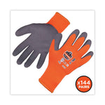 ProFlex 7401 Coated Lightweight Winter Gloves, Orange, Large, 144 Pairs, Ships in 1-3 Business Days