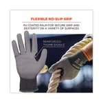 ProFlex 7071 ANSI A7 PU Coated CR Gloves, Gray, Medium, 12 Pairs/Pack, Ships in 1-3 Business Days