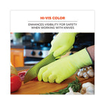 ProFlex 7040 ANSI A4 CR Food Grade Gloves, Lime, Large, Pair, Ships in 1-3 Business Days