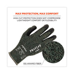 ProFlex 7070 ANSI A7 Nitrile Coated CR Gloves, Green, Medium, Pair, Ships in 1-3 Business Days