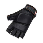 ProFlex 900 Half-Finger Impact Gloves, Black, X-Large, Pair, Ships in 1-3 Business Days