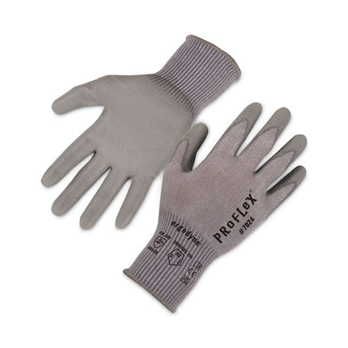 ProFlex 7024 ANSI A2 PU Coated CR Gloves, Gray, 2X-Large, 12 Pairs/Pack, Ships in 1-3 Business Days