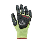 ProFlex 7141 ANSI A4 DIR Nitrile-Coated CR Gloves, Lime, Small, Pair, Ships in 1-3 Business Days