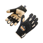 ProFlex 710LTR Heavy-Duty Leather-Reinforced Gloves, Black, 2X-Large, Pair, Ships in 1-3 Business Days