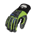 ProFlex 925WP Performance Dorsal Impact-Reducing Thermal Waterproof Gloves, Black/Lime, 2XL, Pair, Ships in 1-3 Business Days