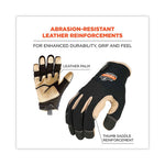 ProFlex 710LTR Heavy-Duty Leather-Reinforced Gloves, Black, Small, Pair, Ships in 1-3 Business Days