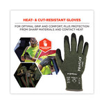 ProFlex 7042 ANSI A4 Nitrile-Coated CR Gloves, Green, Medium, Pair, Ships in 1-3 Business Days