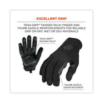 ProFlex 710BLK Abrasion-Resistant Black Tactical Gloves, Black, Large, Pair, Ships in 1-3 Business Days