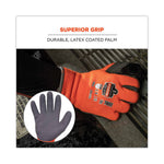 ProFlex 7401 Coated Lightweight Winter Gloves, Orange, Large, Pair, Ships in 1-3 Business Days