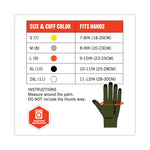 ProFlex 7042 ANSI A4 Nitrile-Coated CR Gloves, Green, Medium, Pair, Ships in 1-3 Business Days