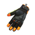 ProFlex 924 Hybrid Dorsal Impact-Reducing Gloves, Black/Lime, Large, Pair, Ships in 1-3 Business Days