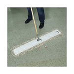 Industrial Dust Mop Head, Hygrade Cotton, 48w x 5d, White