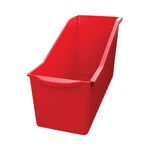 Antimicrobial Book Bin, 14.2 x 5.34 x 7.35, Red