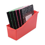 Antimicrobial Book Bin, 14.2 x 5.34 x 7.35, Red