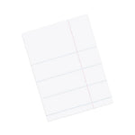 Composition Paper, 8.5 x 11, Wide/Legal Rule, 500/Pack