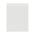 Ruled Newsprint Paper, 3/8" Short Rule, 8.5 x 11, 500/Pack