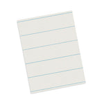 Ruled Newsprint Paper, 3/8" Short Rule, 8.5 x 11, 500/Pack