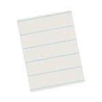 Ruled Newsprint Paper, 3/8" Short Rule, 8.5 x 11, 500/Pack