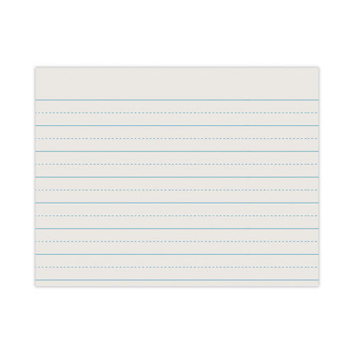 Alternate Dotted Newsprint Paper, 1" Two-Sided Long Rule, 8.5 x 11, 500/Pack