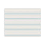 Skip-A-Line Ruled Newsprint Paper, 3/4" Two-Sided Long Rule, 8.5 x 11, 500/Ream