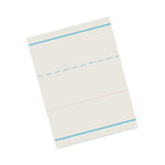 Multi-Program Handwriting Paper, 30 lb Bond Weight, 1 1/8" Long Rule, Two-Sided, 8 x 10.5, 500/Pack