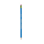 Erasable Colored Pencils, 2.6 mm, 2B, Blue Lead, Blue Barrel, Dozen